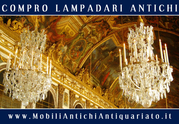 compro lampadari antichi antiquariato