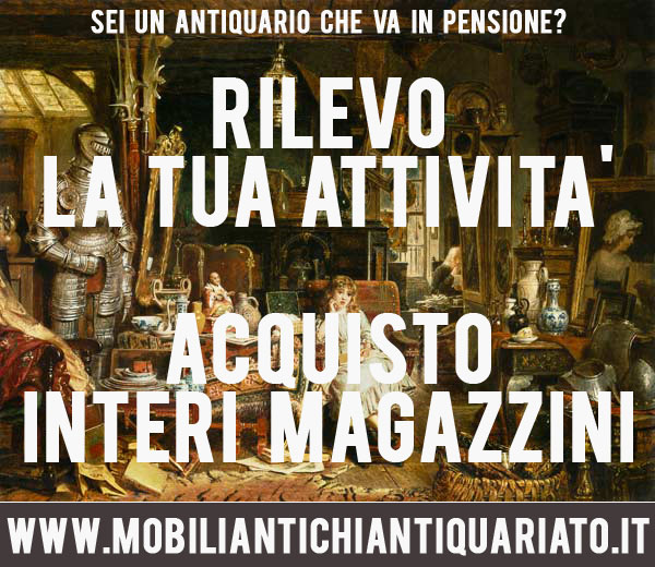 Rilevo aziende attività commerciali antiquariato antiquario. 