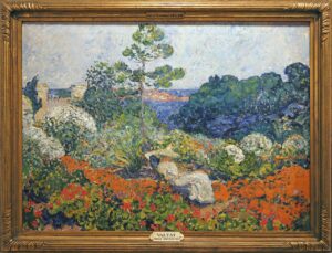 Dettaglio di un quadro d'autore, simbolo di investimenti e detrazioni fiscali nel 2026.